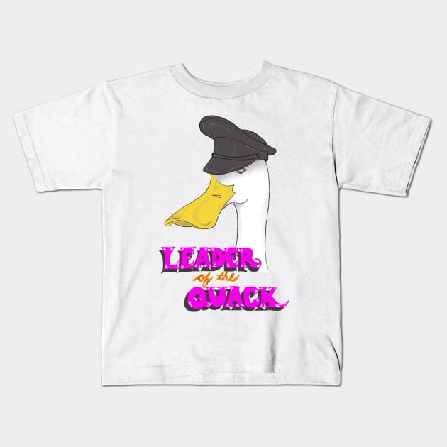 Leader of the Pack Kids T-Shirt by ArtistAnnieK